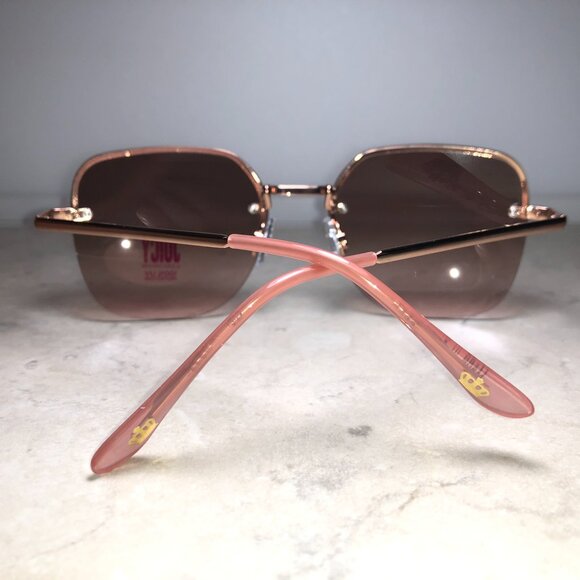 Juicy Couture Oversized Pink & Brown Sunglasses - Picture 5 of 5